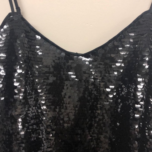 COPY - Vince Camuto black sequin cami top - Picture 5 of 11